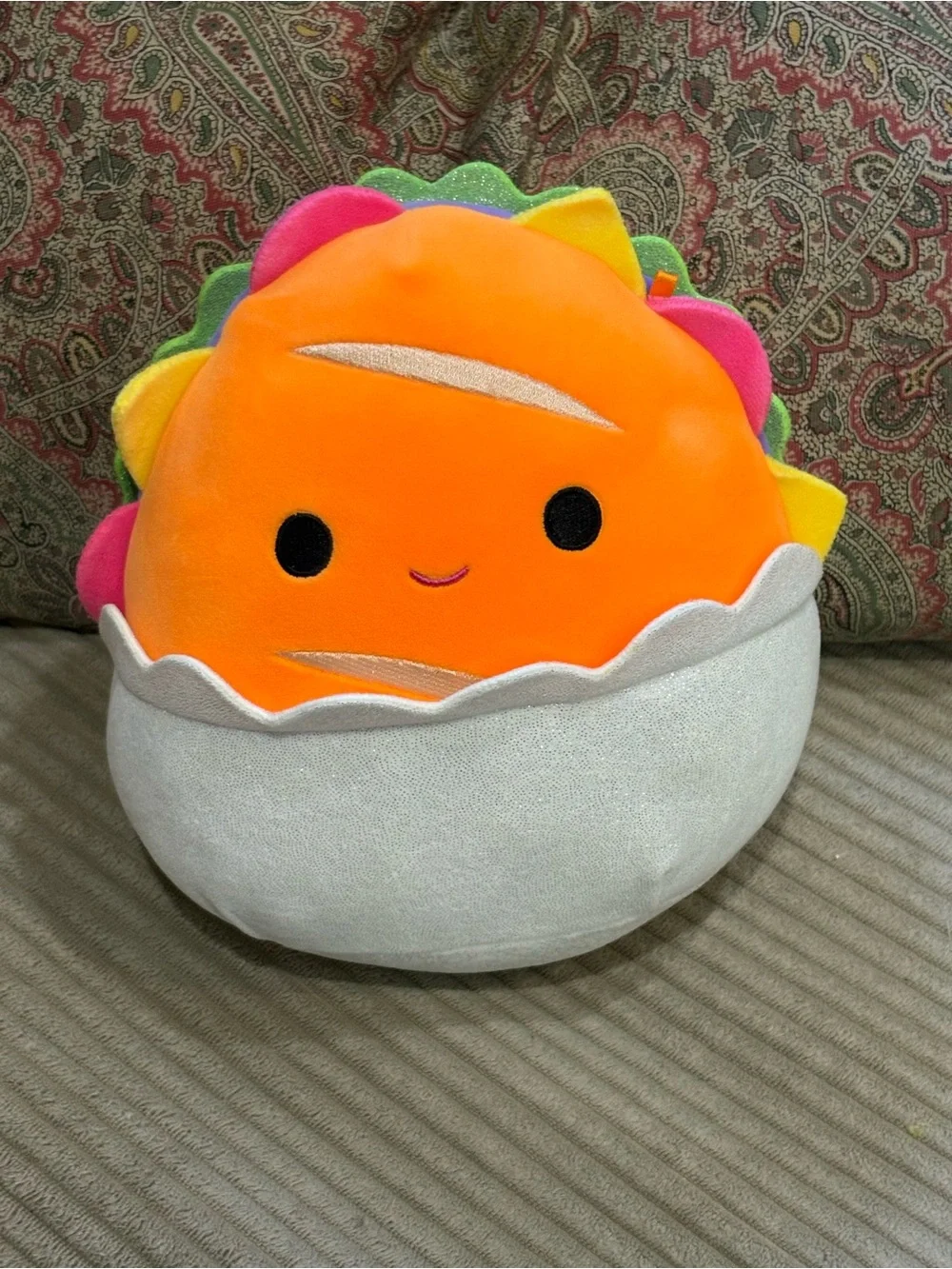 Squishmallows Iker the Hoagie from the Neon Foods Squad
